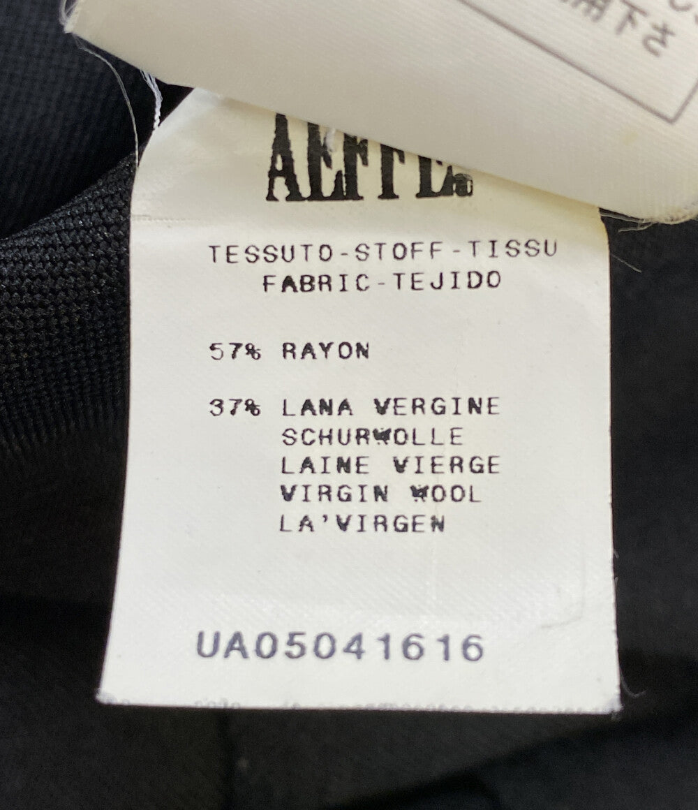 ジルサンダー ブラック ダブルレーヨンジャケット レディース SIZE - Jil sander