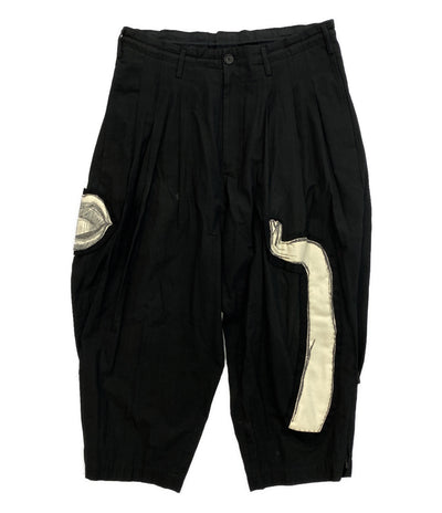 ヨウジヤマモトプールオム サイドジップパッチワークパンツ ワイドパンツ 22ss メンズ SIZE 2 YOHJI YAMAMOTO POUR HOMME