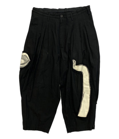 ヨウジヤマモトプールオム サイドジップパッチワークパンツ ワイドパンツ 22ss メンズ SIZE 2 YOHJI YAMAMOTO POUR HOMME