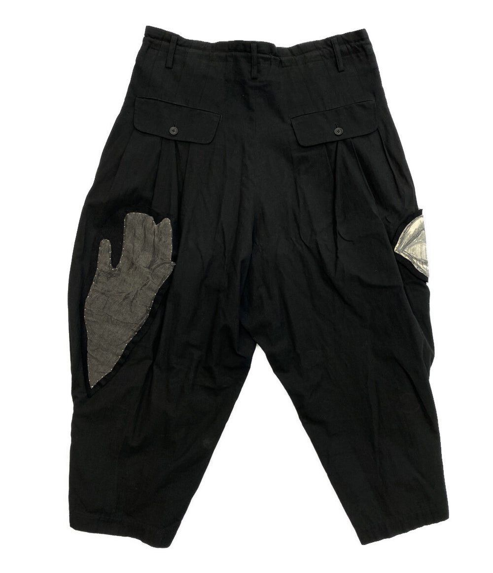ヨウジヤマモトプールオム サイドジップパッチワークパンツ ワイドパンツ 22ss メンズ SIZE 2 YOHJI YAMAMOTO POUR HOMME