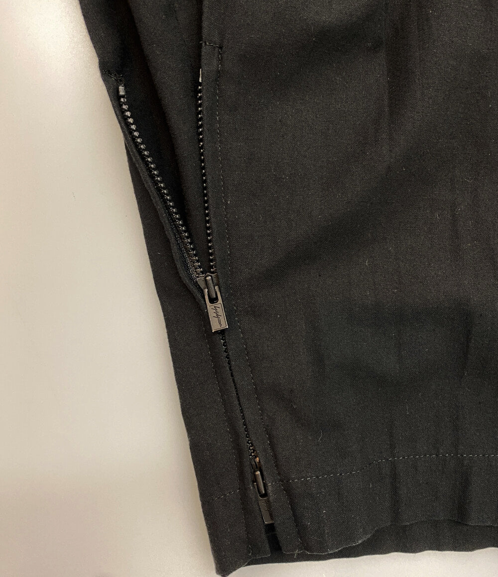 ヨウジヤマモトプールオム サイドジップパッチワークパンツ ワイドパンツ 22ss メンズ SIZE 2 YOHJI YAMAMOTO POUR HOMME