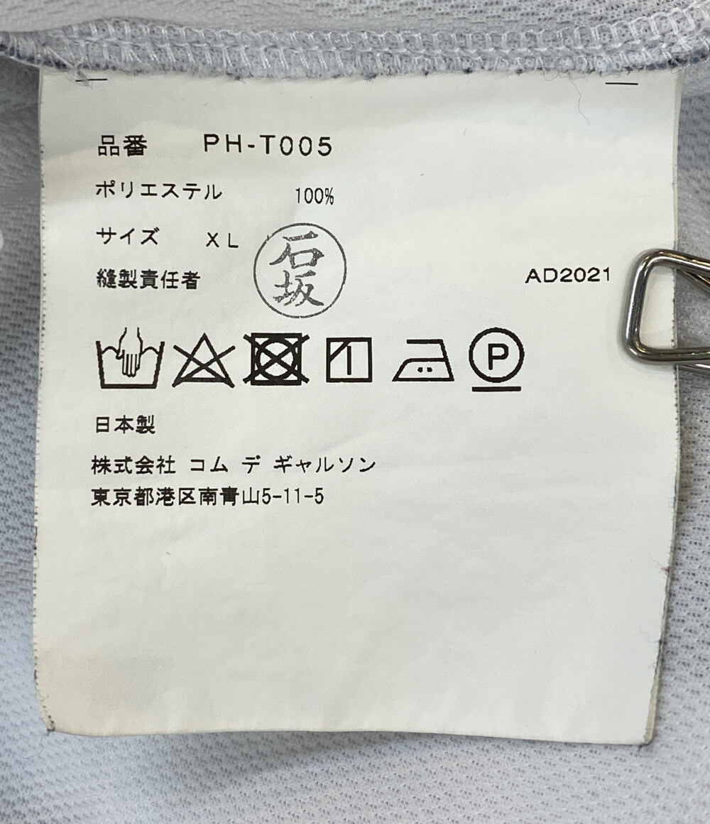 コムデギャルソンオムプリュス 千鳥柄ドッキングロングカットソー 21AW メンズ SIZE XL COMME des GARCONS HOMME PLUS