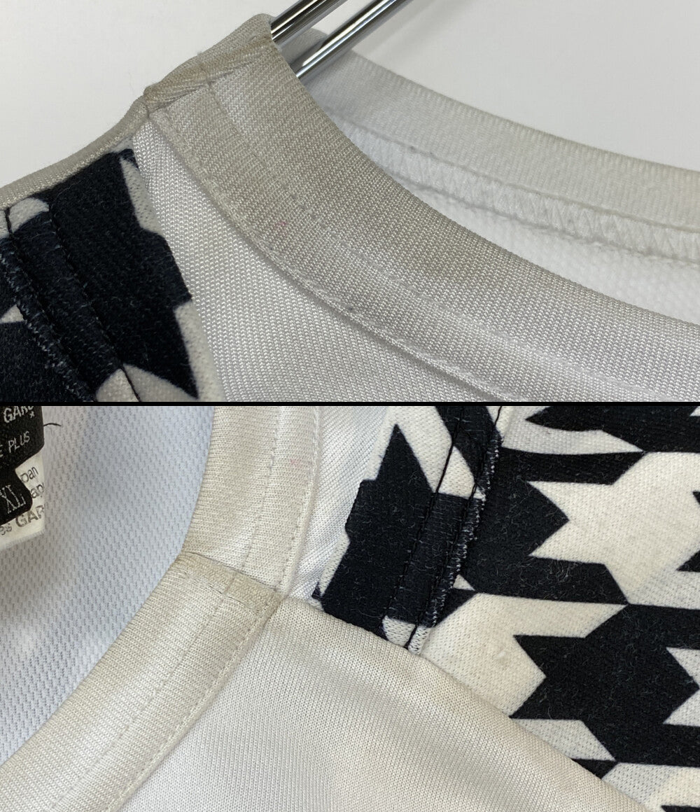 COMME des GARCONS HOMME PLUS 千鳥柄ドッキングロングカットソー 21AW