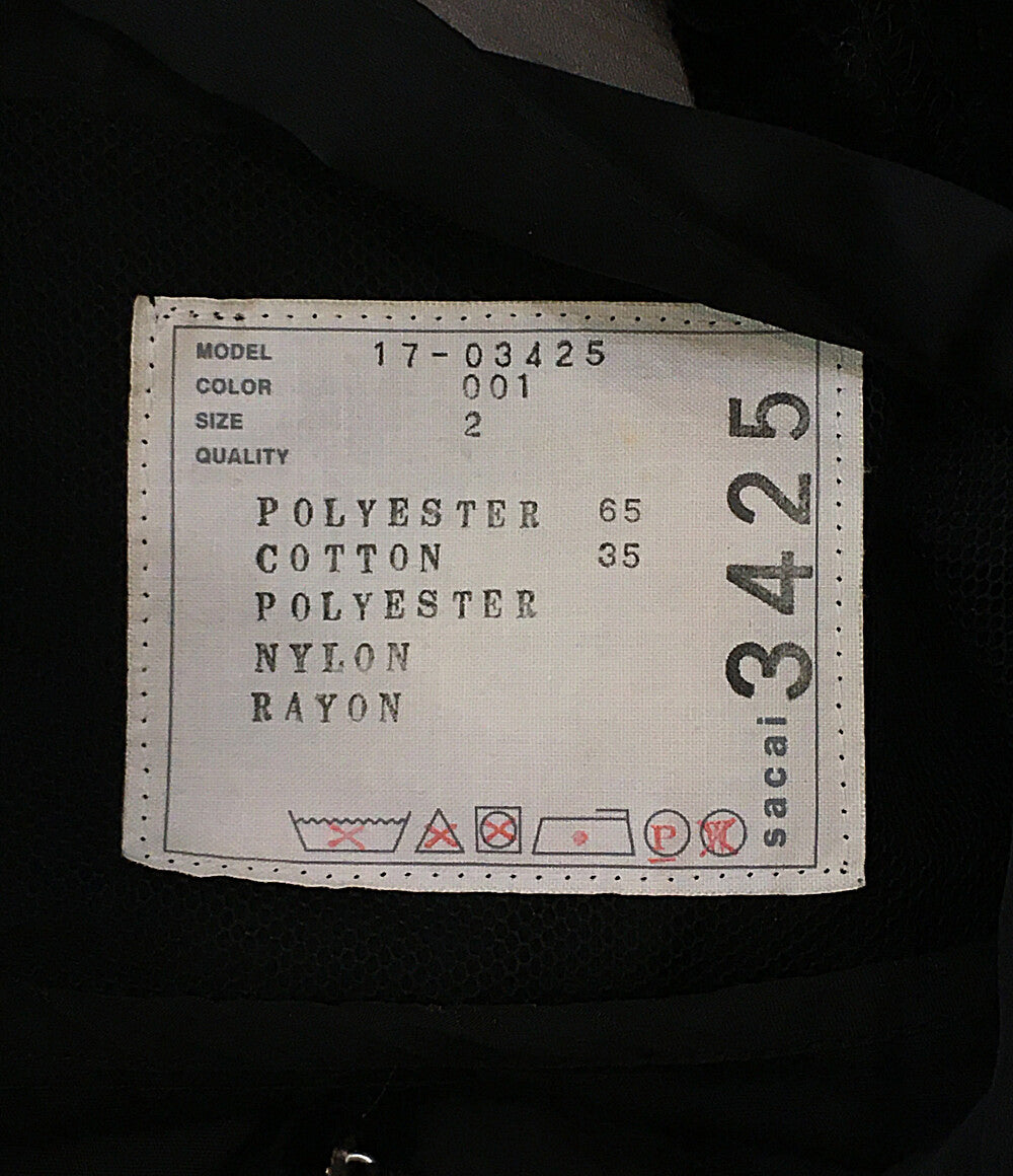 サカイ 長袖ワンピース 17-03425 レディース SIZE 2 sacai