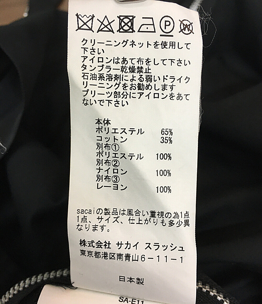 サカイ 長袖ワンピース 17-03425 レディース SIZE 2 sacai