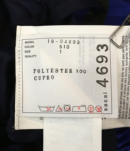 sacai プリーツスカート ブルー系 19AW 19-04693 レディース SIZE 1 サカイ