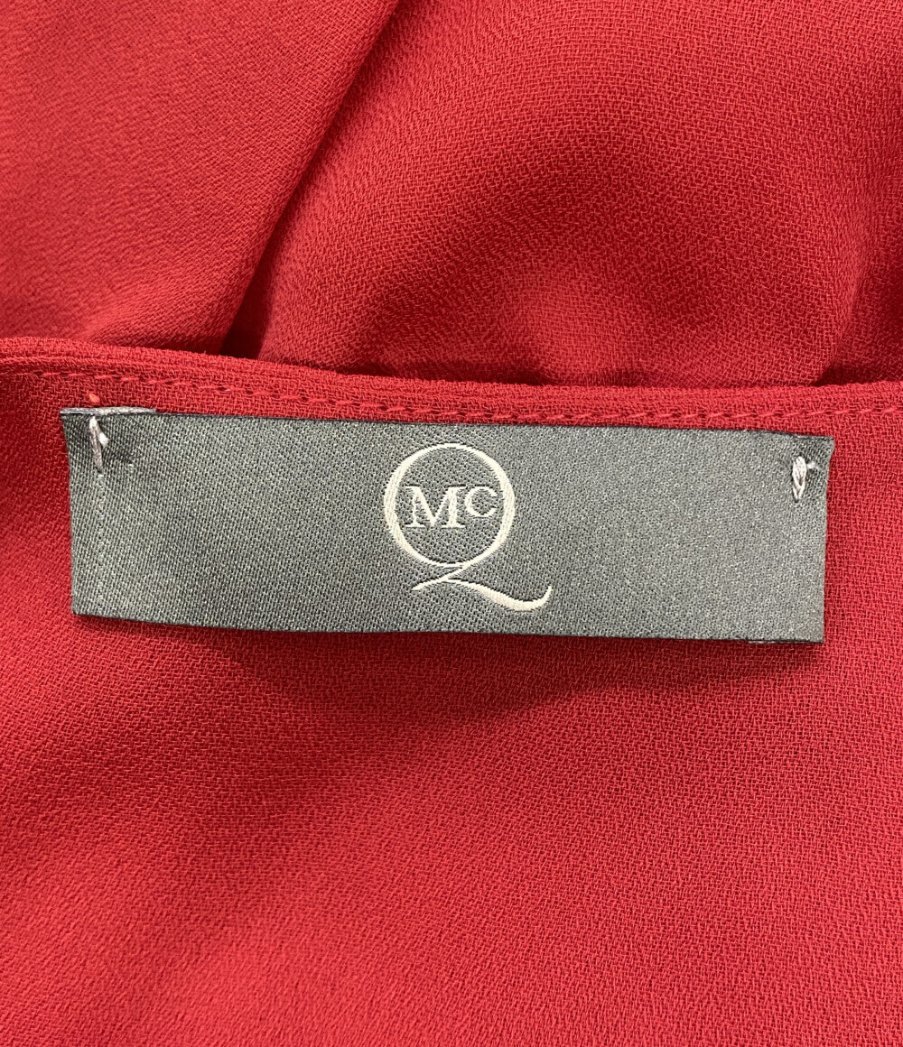 アレキサンダーマックイーン ドレス フリルワンピース レッド ローズ KRCQ-YM-1307 レディース SIZE S Alexander McQueen