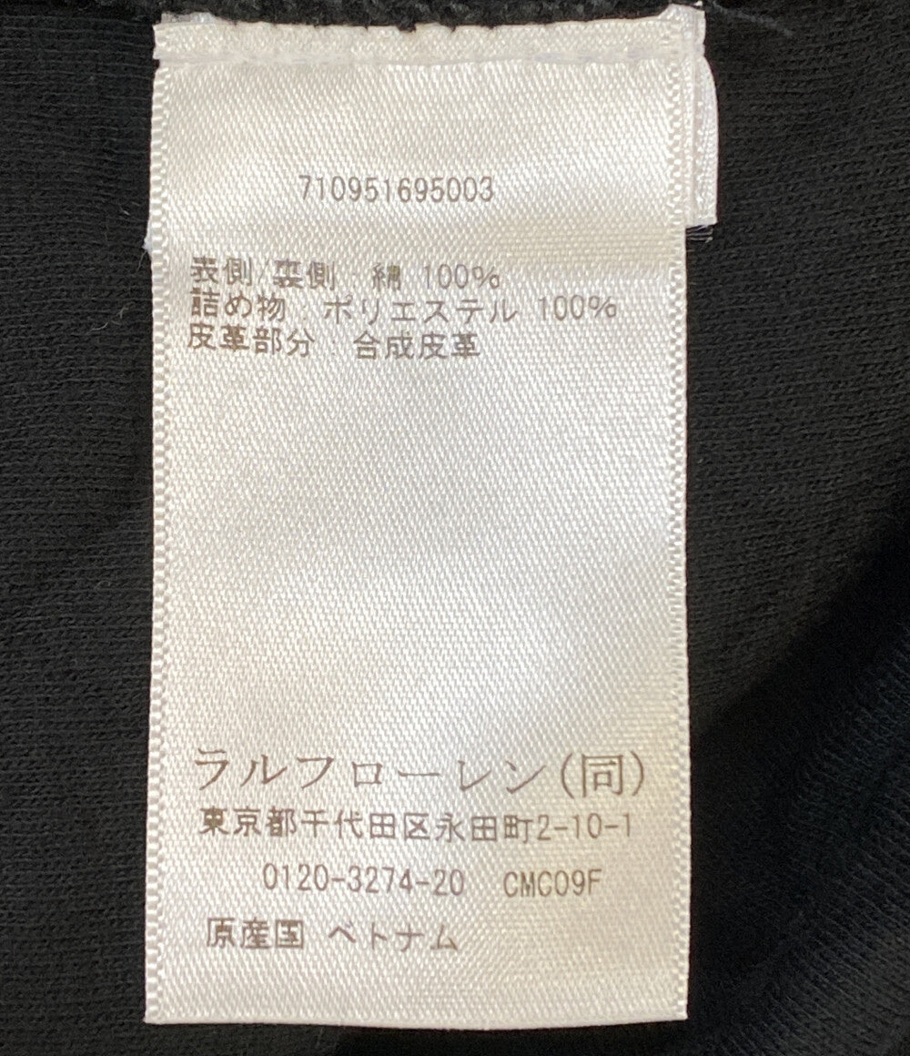 美品 RALPH LAUREN シャツジャケット キルティング ブラック メンズ SIZE M ラルフローレン
