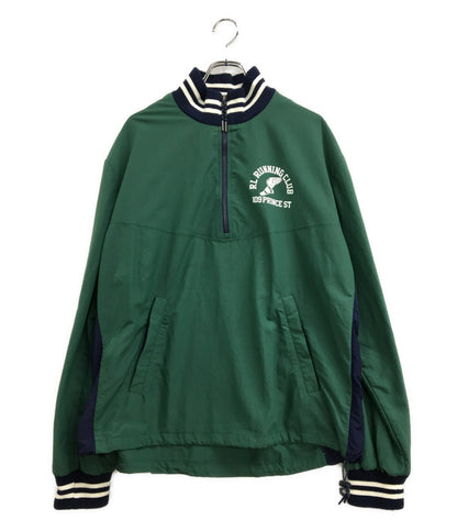 美品 RALPH LAUREN ジャケット リップストップ クォータージップ メンズ SIZE L ラルフローレン