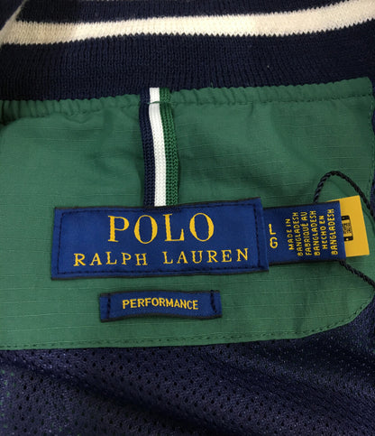美品 RALPH LAUREN ジャケット リップストップ クォータージップ メンズ SIZE L ラルフローレン