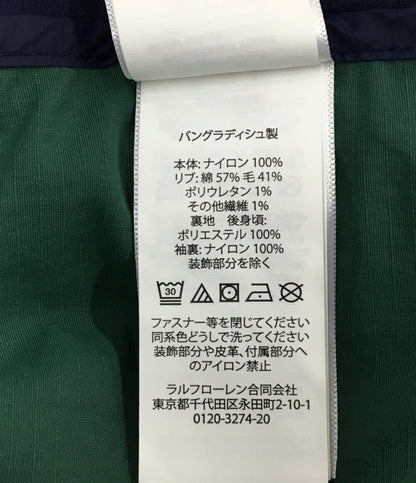 美品 RALPH LAUREN ジャケット リップストップ クォータージップ メンズ SIZE L ラルフローレン