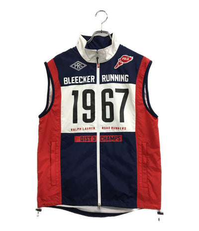 ラルフローレン 美品 ベスト リップストップ グラフィック メンズ SIZE S RALPH LAUREN