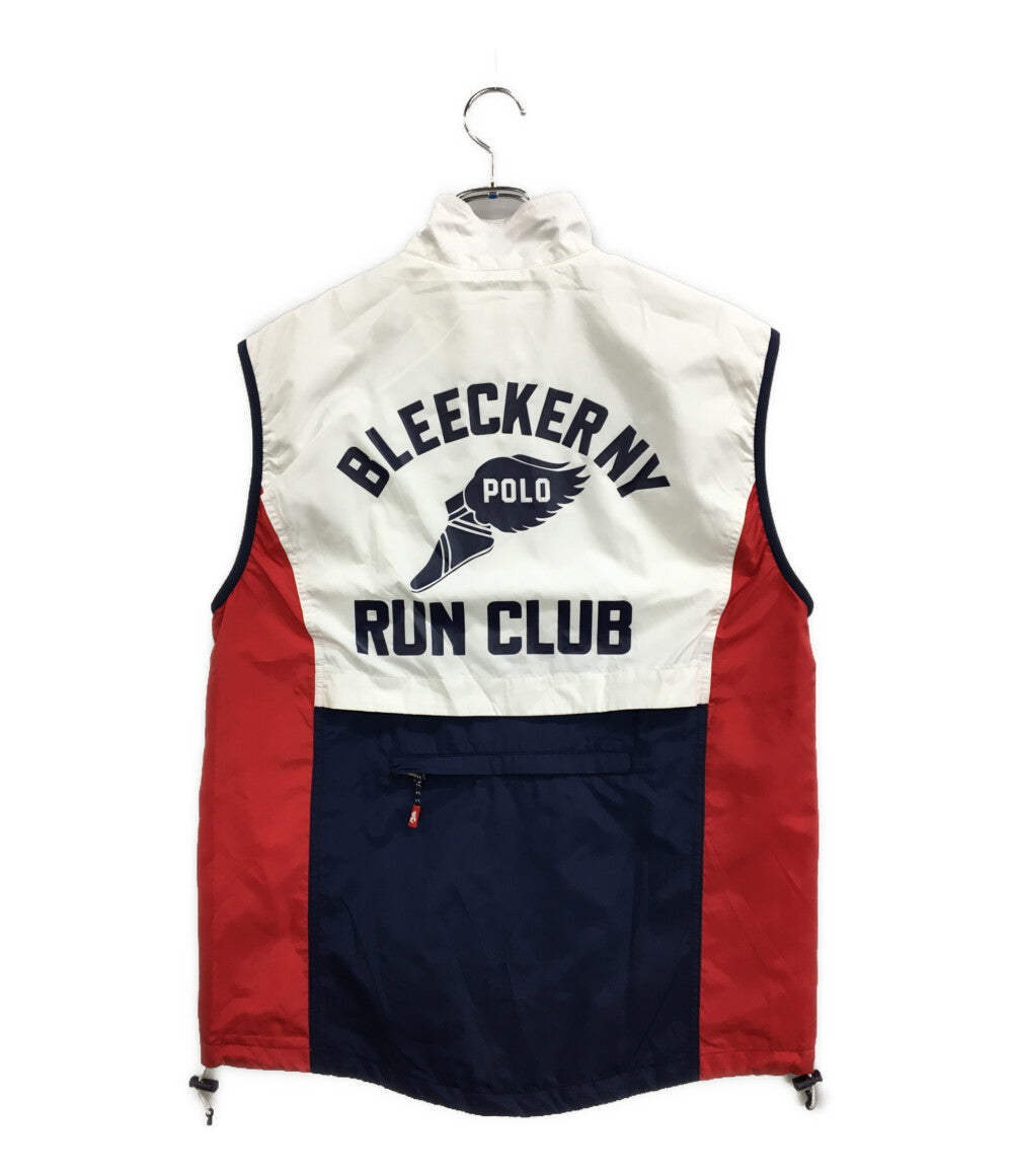 美品 RALPH LAUREN ベスト リップストップ グラフィック メンズ SIZE S ラルフローレン