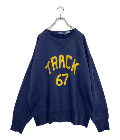 ラルフローレン スウェット ヴィンテージフィット グラフィック 前V ネイビー メンズ SIZE XL RALPH LAUREN