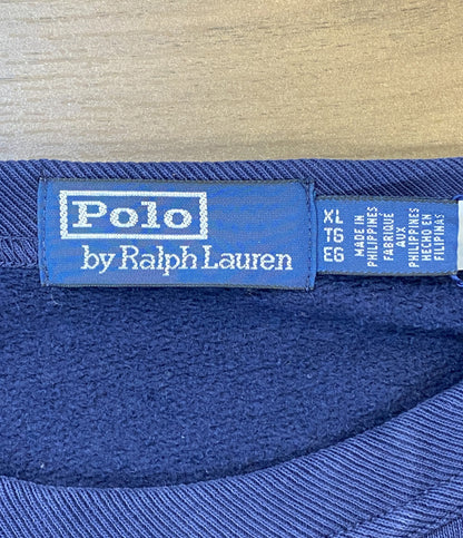ラルフローレン スウェット ヴィンテージフィット グラフィック 前V ネイビー メンズ SIZE XL RALPH LAUREN