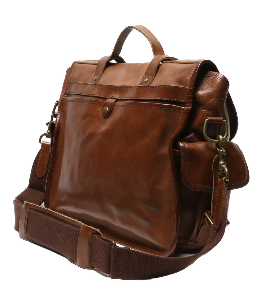 POLO RALPH LAUREN ショルダーバッグ 90s オリジナル MCMLXVII レザー 2WAY メンズ ポロ・ラルフローレン