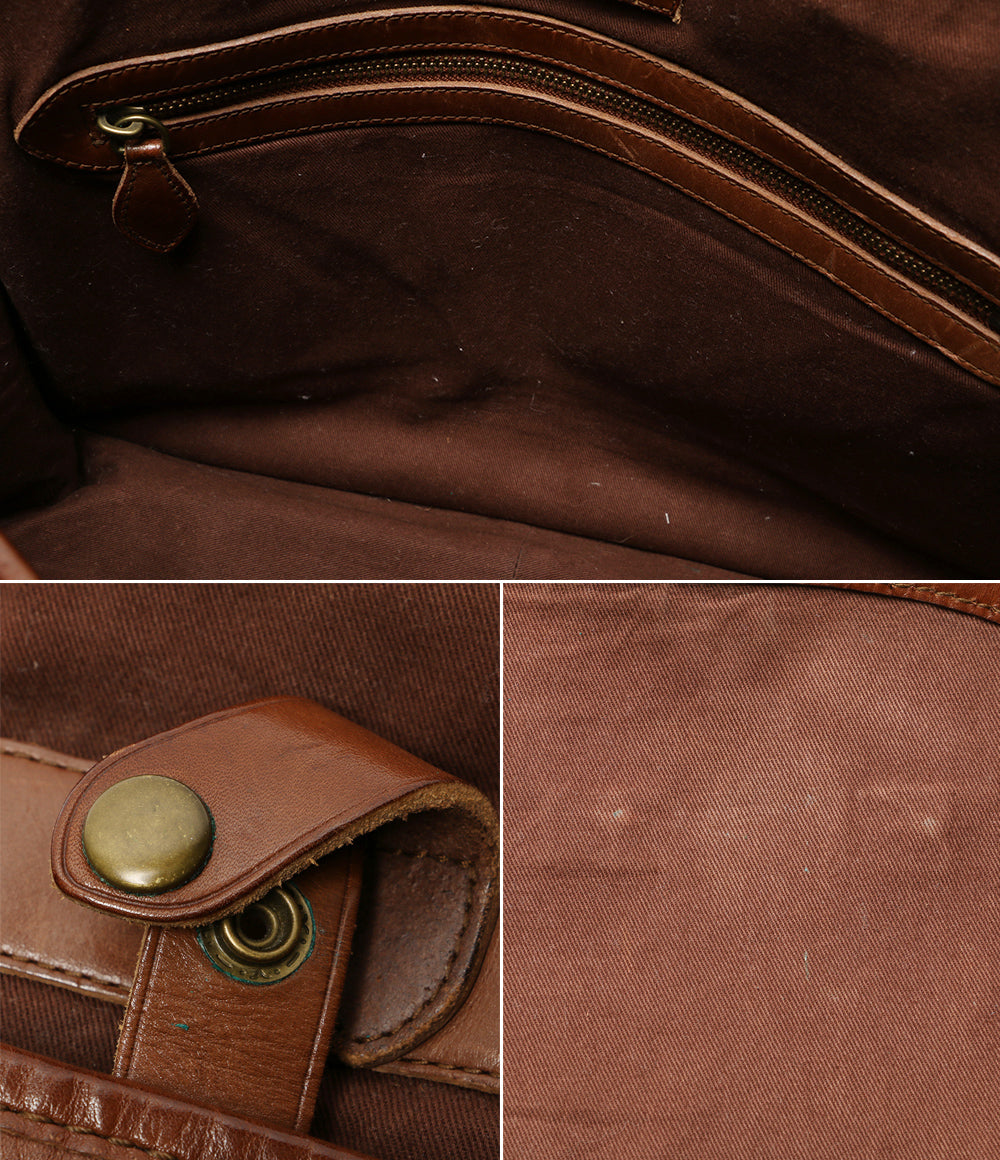 POLO RALPH LAUREN ショルダーバッグ 90s オリジナル MCMLXVII レザー 2WAY メンズ ポロ・ラルフローレン