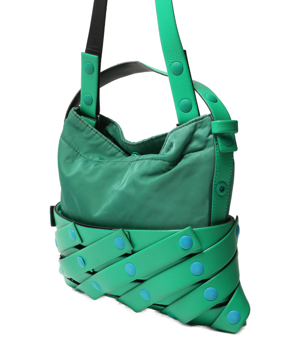 イッセイミヤケ スパイラルグリッド ショルダーバッグ 23ss IM31AG531 レディース ISSEY MIYAKE