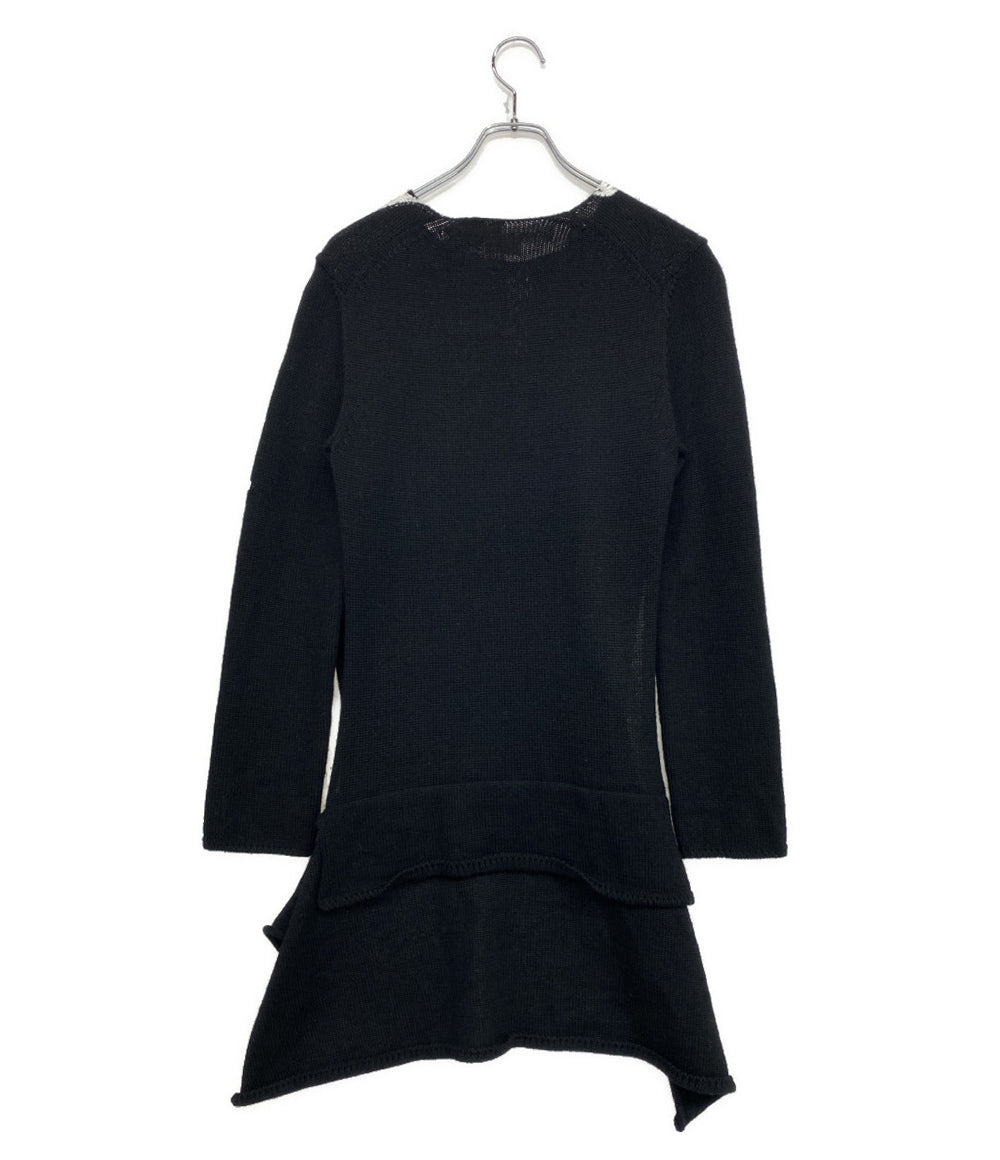 コムデギャルソン 長袖ニット ペイント加工 2022AW GJ-N009 レディース SIZE S COMME des GARCONS