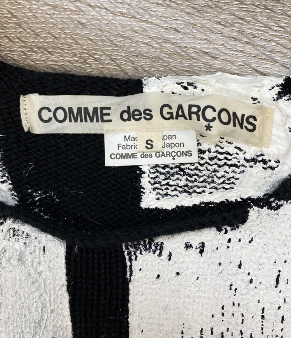 コムデギャルソン 長袖ニット ペイント加工 2022AW GJ-N009 レディース SIZE S COMME des GARCONS