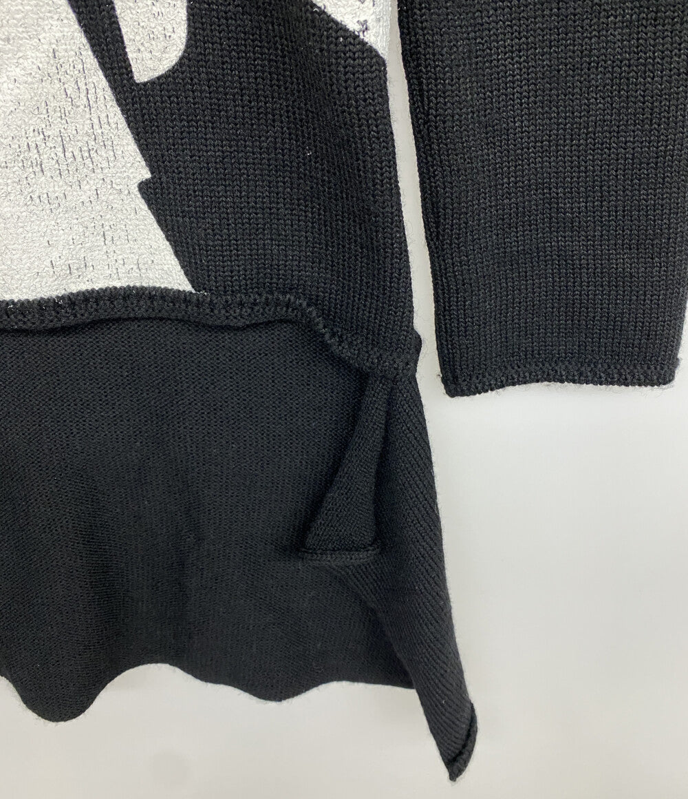 コムデギャルソン 長袖ニット ペイント加工 2022AW GJ-N009 レディース SIZE S COMME des GARCONS