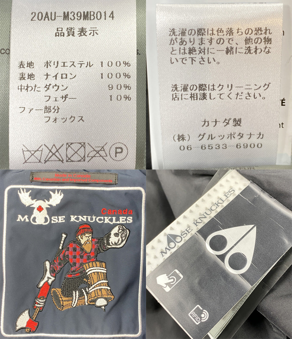 MOOSE KNUCKLES ムースナックルズ ダウンジャケット SCOTCHTOWN BOMBER メンズ SIZE S
