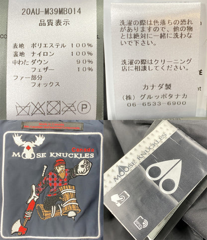 MOOSE KNUCKLES ムースナックルズ ダウンジャケット SCOTCHTOWN BOMBER メンズ SIZE S