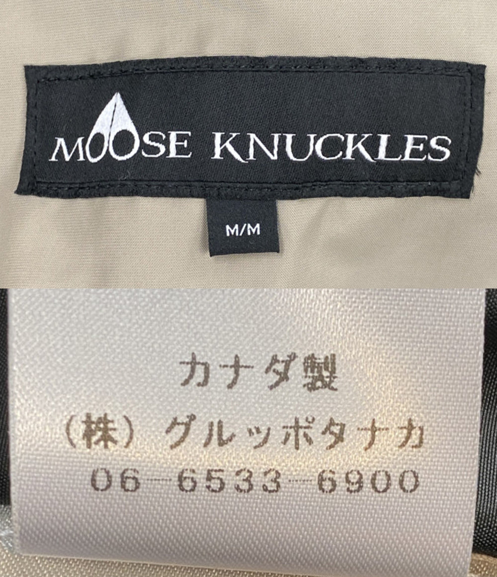 美品 ムースナックルズ ダウンジャケット SCOTCHTOWN BOMBER メンズ SIZE M MOOSE KNUCKLES
