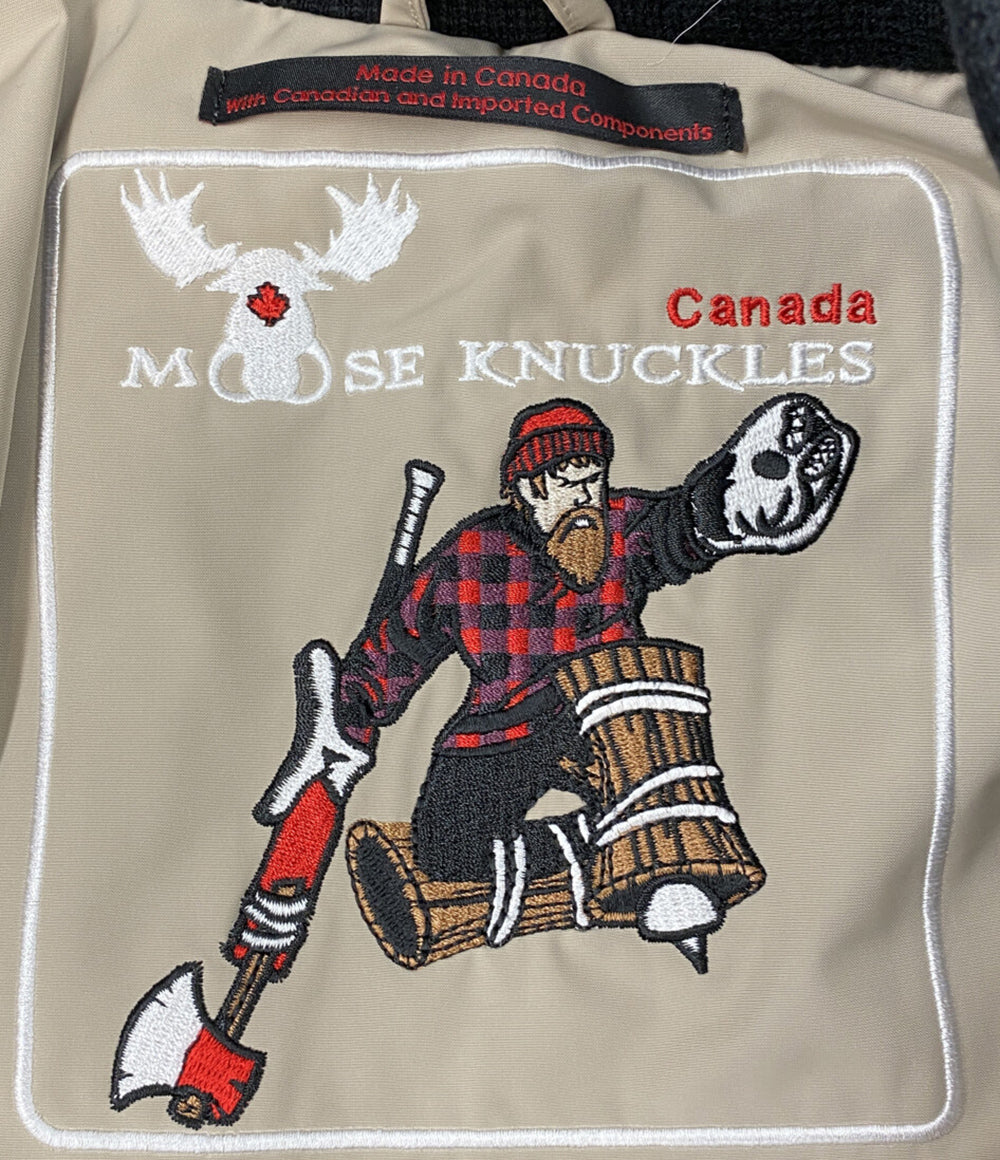美品 ムースナックルズ ダウンジャケット SCOTCHTOWN BOMBER メンズ SIZE M MOOSE KNUCKLES