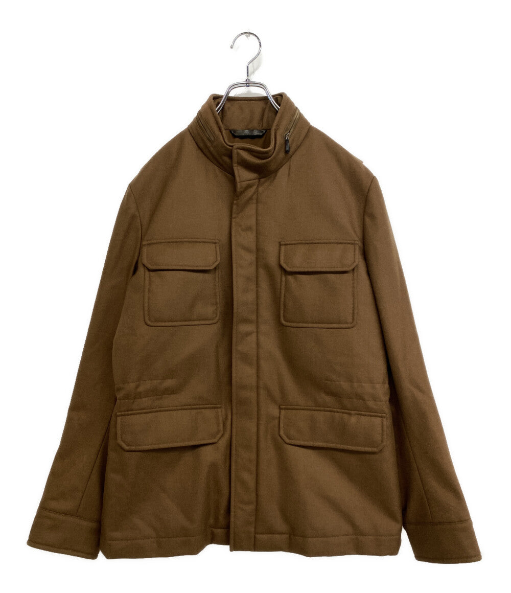manzoni24 マンツォーニ24 フィールドジャケット ブラウン M65 ウール manzoni24 マンツォーニ24 フィールドジャケット ブラウン M65 ウール