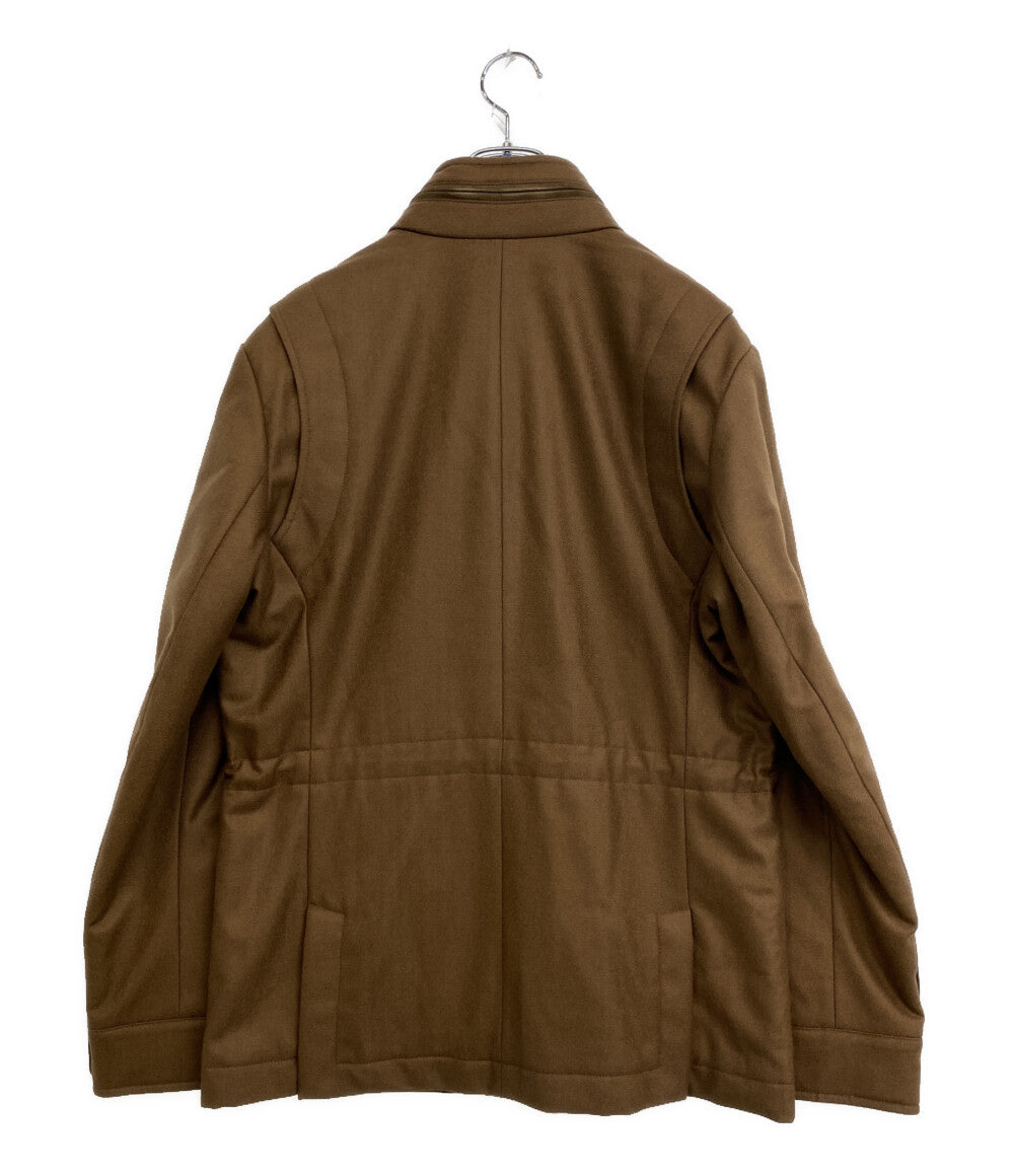 manzoni24 マンツォーニ24 フィールドジャケット ブラウン M65 ウール