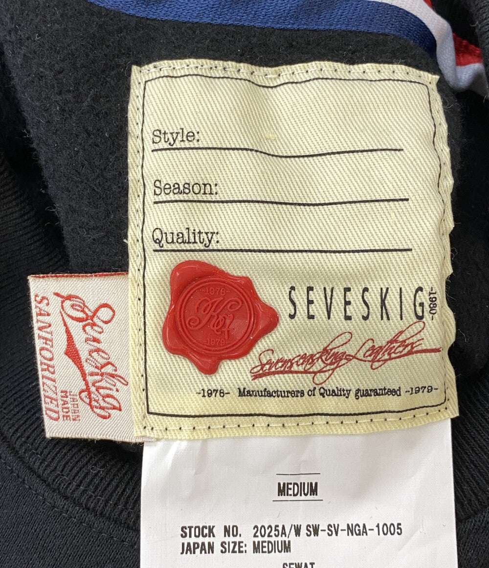 美品 SEVESKIG スウェット Tiger Ascend Sweat Shirt SW-SV-NGA-1005 2025AW SW-SV-NGA-1005 メンズ SIZE M セヴシグ