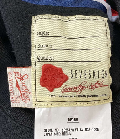 美品 SEVESKIG スウェット Tiger Ascend Sweat Shirt SW-SV-NGA-1005 2025AW SW-SV-NGA-1005 メンズ SIZE M セヴシグ