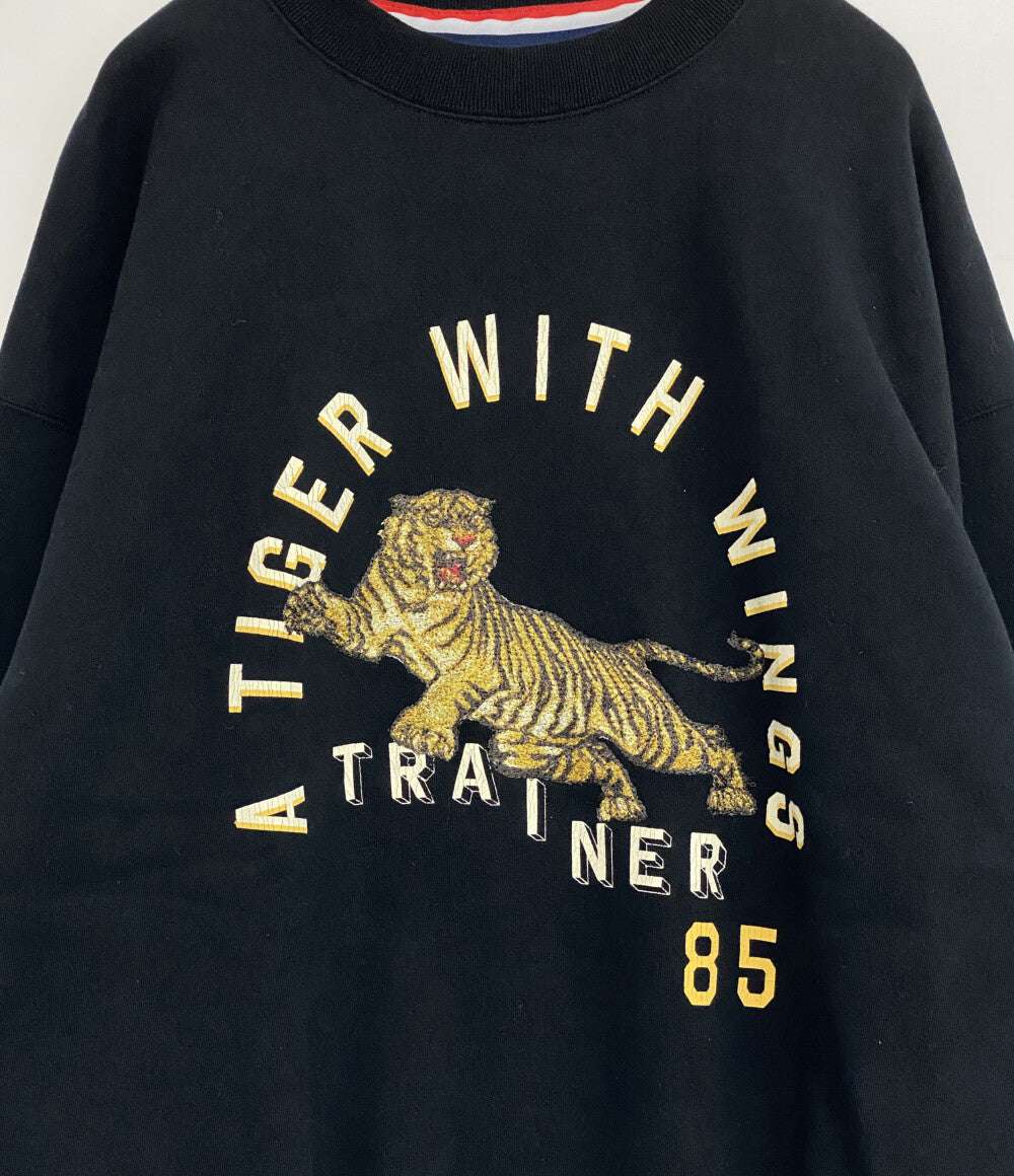 美品 SEVESKIG スウェット Tiger Ascend Sweat Shirt SW-SV-NGA-1005 2025AW SW-SV-NGA-1005 メンズ SIZE M セヴシグ