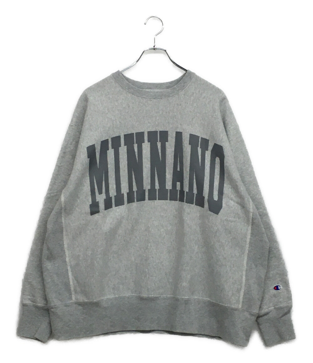Champion REVERSE WEAVE × MINNANO リバースウィーブ ミンナノ スウェット BEAMS メンズ SIZE L チャンピオン
