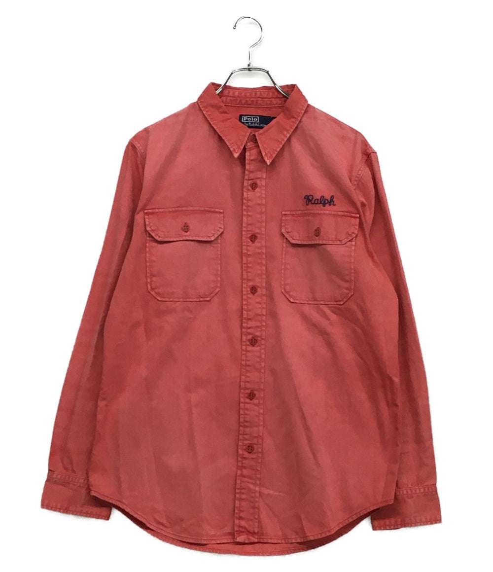 POLO RALPH LAUREN 長袖シャツ R.L.SurfClub ワーク 刺繍 メンズ SIZE M ポロ・ラルフローレン