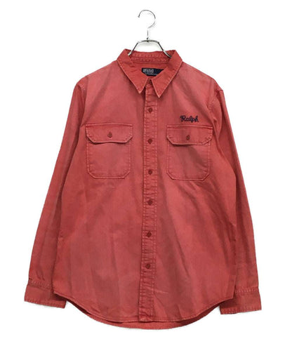 POLO RALPH LAUREN 長袖シャツ R.L.SurfClub ワーク 刺繍 メンズ SIZE M ポロ・ラルフローレン