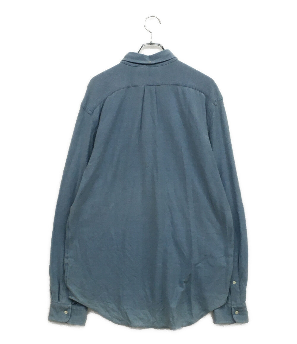 POLO RALPH LAUREN 長袖シャツ ボタンダウン カノコ ビックポロ INDIGO メンズ SIZE L ポロ・ラルフローレン
