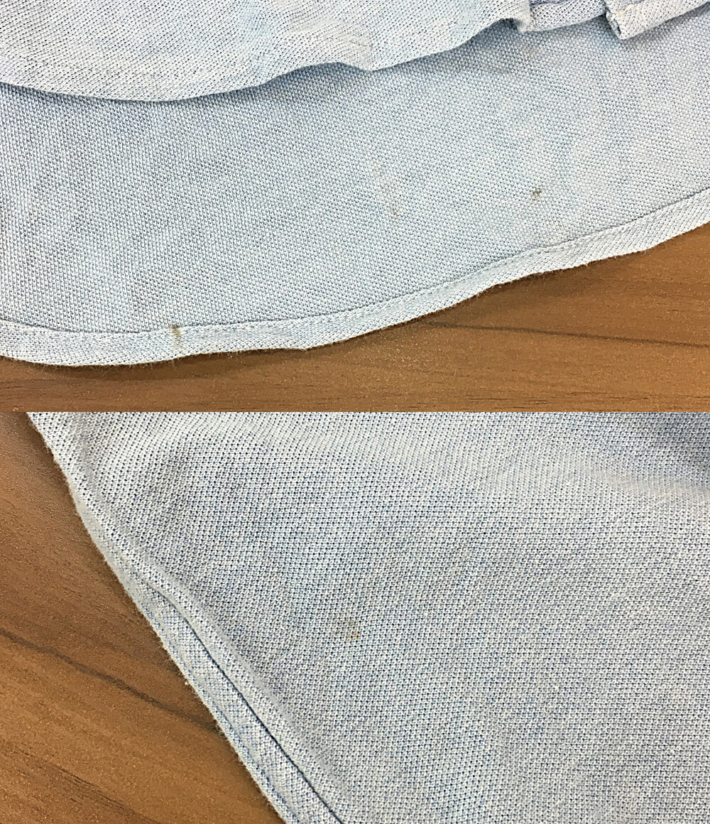POLO RALPH LAUREN 長袖シャツ ボタンダウン カノコ ビックポロ INDIGO メンズ SIZE L ポロ・ラルフローレン