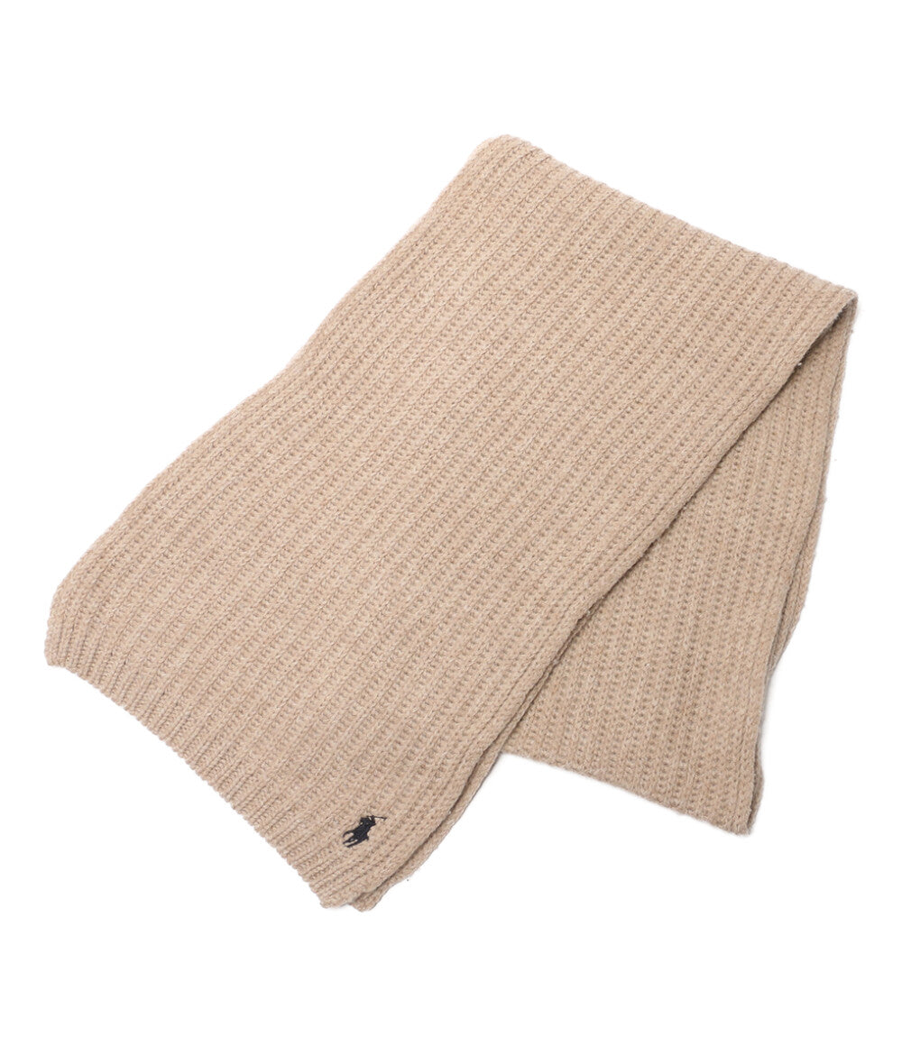 POLO RALPH LAUREN マフラー ウール ベージュ メンズ SIZE ONE SIZE ポロ・ラルフローレン