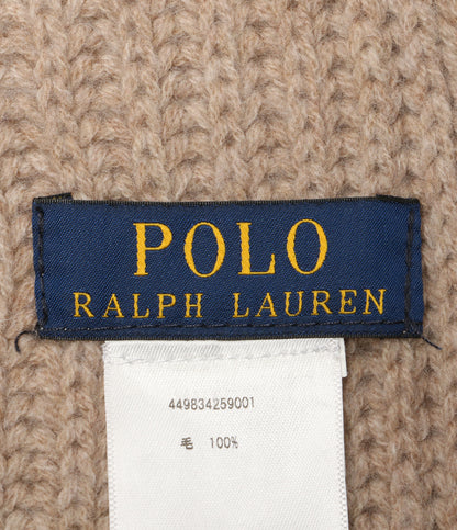 POLO RALPH LAUREN マフラー ウール ベージュ メンズ SIZE ONE SIZE ポロ・ラルフローレン