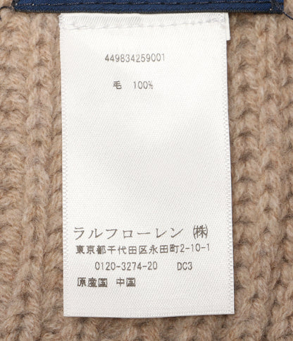 POLO RALPH LAUREN マフラー ウール ベージュ メンズ SIZE ONE SIZE ポロ・ラルフローレン