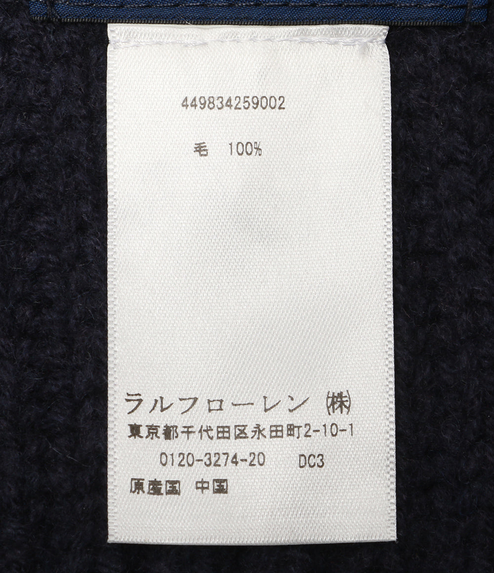 POLO RALPH LAUREN マフラー ウール ネイビー メンズ SIZE ONE SIZE ポロ・ラルフローレン