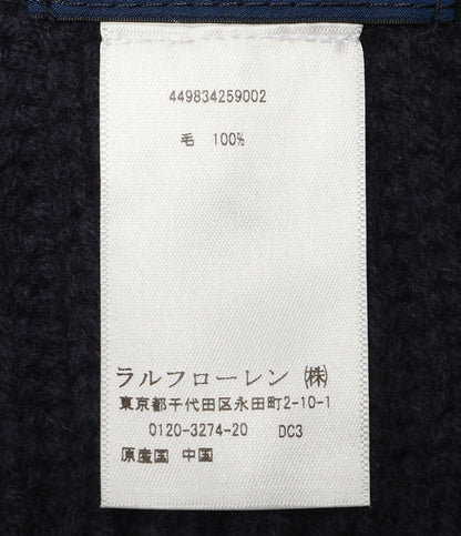 POLO RALPH LAUREN マフラー ウール ネイビー メンズ SIZE ONE SIZE ポロ・ラルフローレン