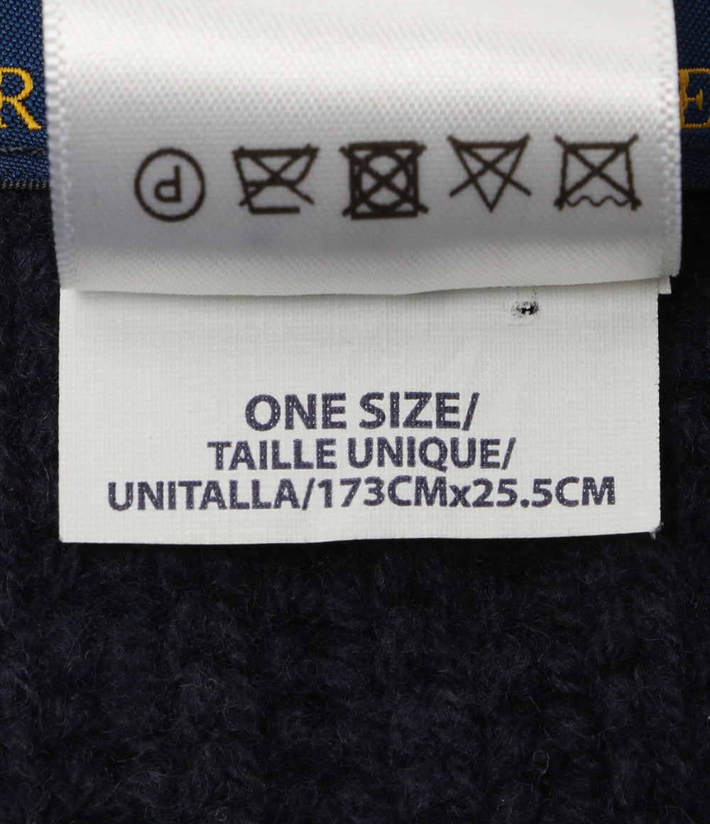 POLO RALPH LAUREN マフラー ウール ネイビー メンズ SIZE ONE SIZE ポロ・ラルフローレン