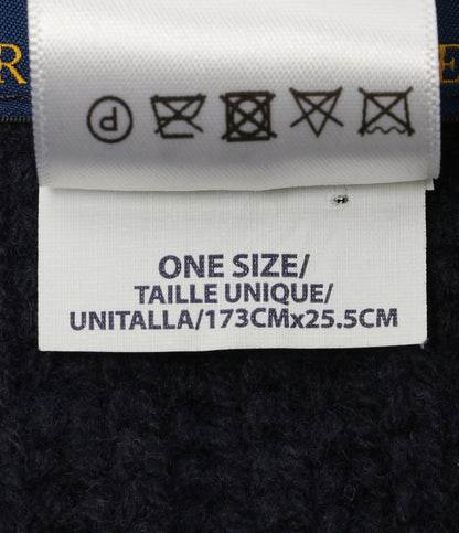 POLO RALPH LAUREN マフラー ウール ネイビー メンズ SIZE ONE SIZE ポロ・ラルフローレン