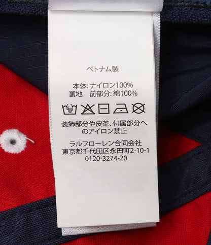 美品 POLO RALPH LAUREN キャップ RL ATHL.CLUB ナイロン NAVY メンズ SIZE ONE SIZE ポロ・ラルフローレン