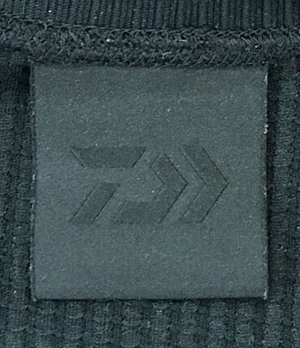 DAIWA PIER39 長袖Ｔシャツ TECH THERMAL HENLEY ブラック BE-33025W メンズ SIZE S ダイワ