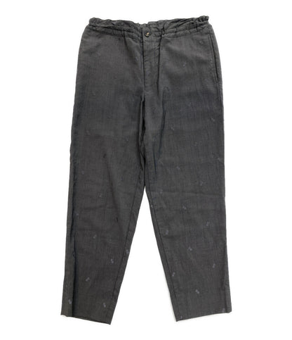 COMME des GARCONS HOMME DEUX パンツ 総柄 グレー DD-P029 メンズ SIZE M コムデギャルソンオム