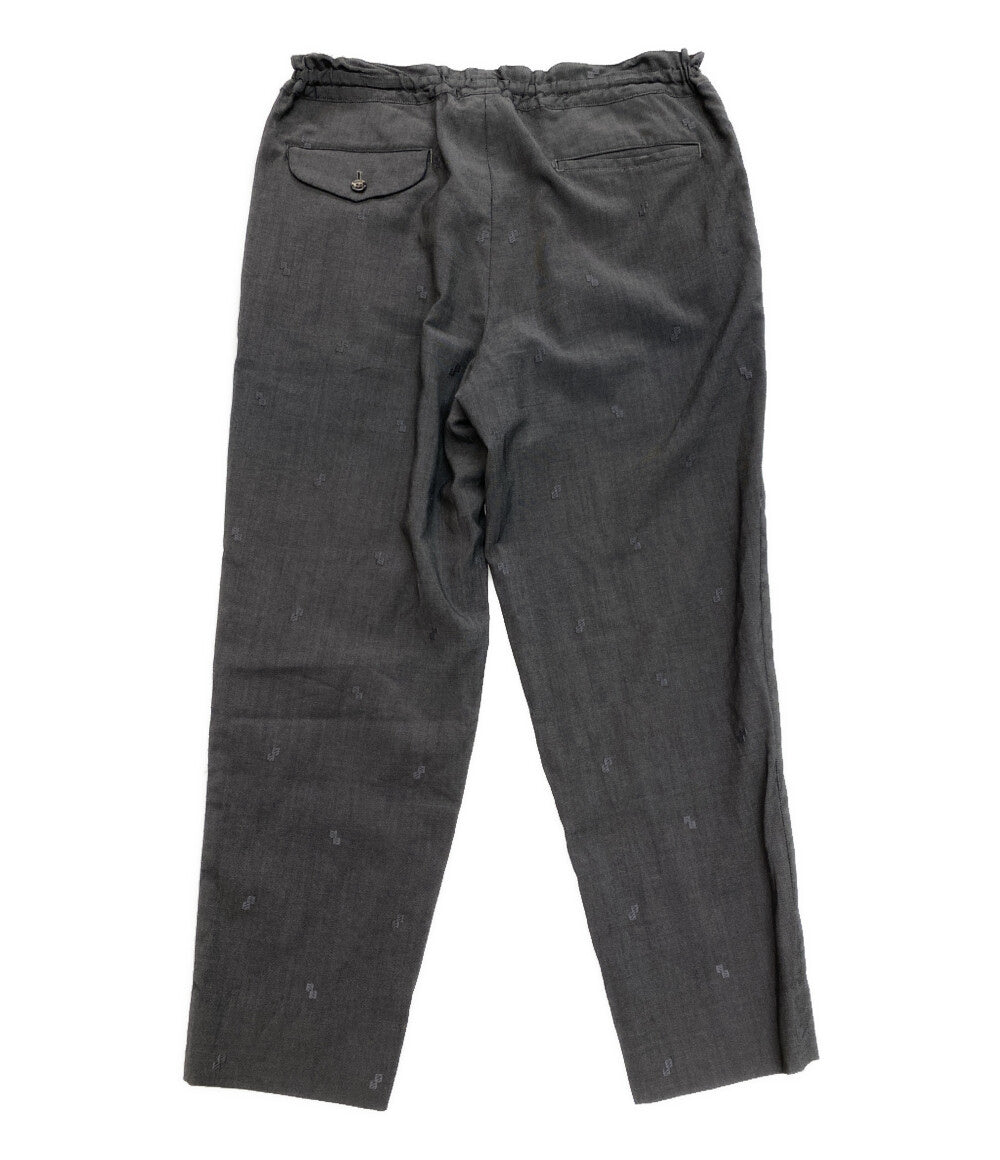 COMME des GARCONS HOMME DEUX パンツ 総柄 グレー DD-P029 メンズ SIZE M コムデギャルソンオム